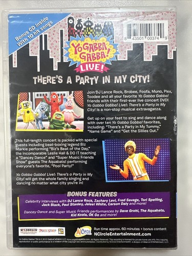 YO GABBA GABBA-YGG LIVE (DVD & CD COLLECTORS EDITION)-NLA YO GABBA GABBA-YGG LIV - Picture 6 of 6