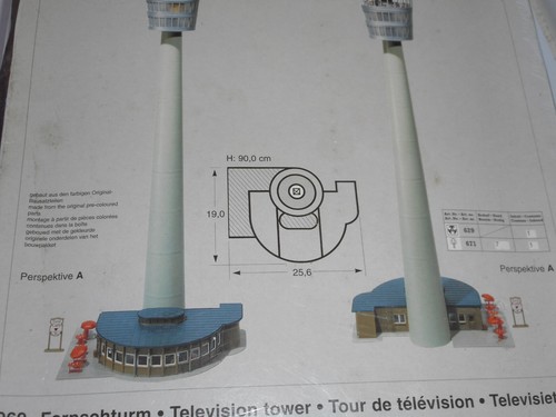 Faller 969 Television Tower kit with Motor & Light.New. Assembly req'd.HO scale - Picture 4 of 9