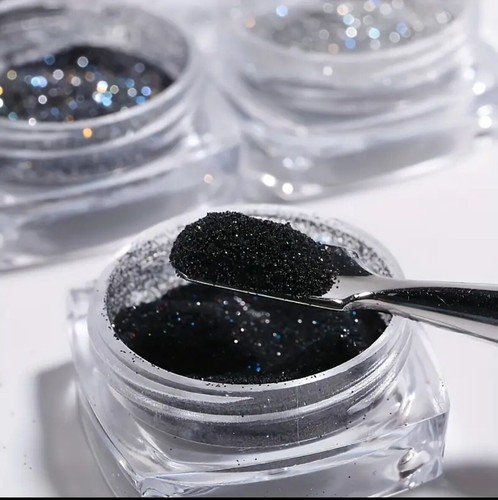 6pcs Nail Powder Micro Sand Shimmer Glitter Art Powder Dust Glimmer Hot Premium - Picture 3 of 6