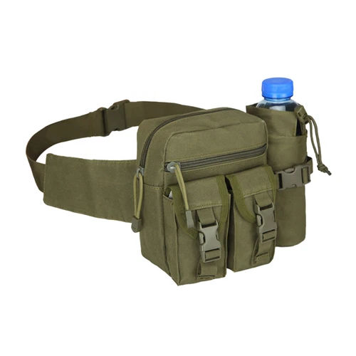 Riñonera táctica bolsa EDC herramientas botella de agua bolsa camping senderismo bolsa EE. UU. - Imagen 16 de 18