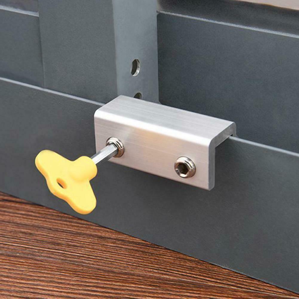Sliding Door/Window Safety Lock Security Slide Stopper B1 For Kids Hot J3Y0 - Picture 8 of 10