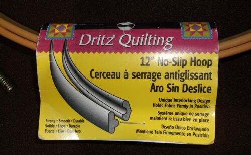 DRITZ QUILTING 12 POLLICI CERCHIO ANTISCIVOLO FORTE LISCIO DUREVOLE ARTIGIANATO PUNTO AGO NUOVO - Foto 4 di 4