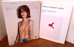 洋書 Helmut Lang Purple Book Selective Memory Series: The Helmut Lang Purple Book Janvier