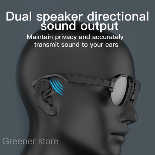 Imperméable Sans fil Bluetooth Musique Lunettes soleil Intégré Microphone UV400 - Picture 6 of 17