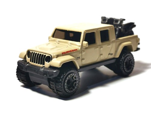 Hot Wheels Tan 2020 Jeep Gladiator Rubicon Kids Diecast Toy Car Baja Blazers - Picture 2 of 7