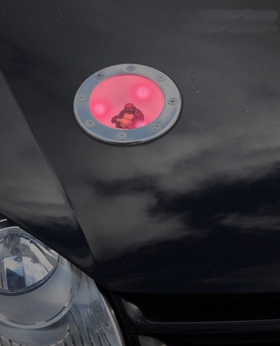 Piercing capó LED motor cromo adecuado para Opel Ascona Signum Omega Calibra - Imagen 3 de 6