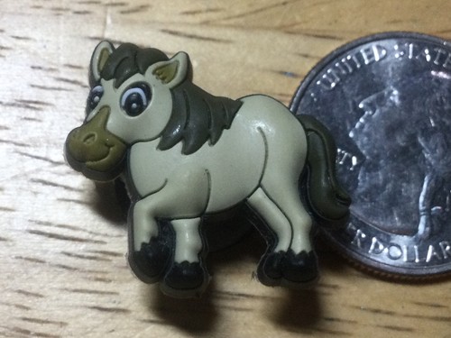 HORSE PONY UNICORN HORSESHOE AUTHENTIC JIBBITZ SHOE CHARM FITS CROCS HOLES - Picture 17 of 20