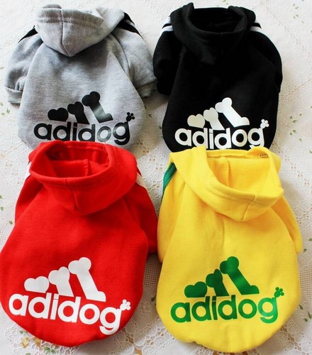 Adidog vestiti per cani domestici felpa con cappuccio tuta cappotto 4 gambe/2 gambe per cani di piccola o grande taglia - Foto 9 di 14