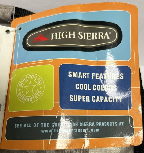 High Sierra Umhängetasche Messenger Laptoptasche Tankrucksack anthrazit schwarz grau Kurier - Bild 5 von 9