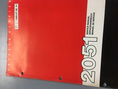 Jonsered 2051 Chainsaw Dealer Service Manual With A Parts