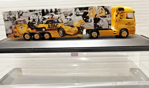 Herpa 1:87 H0 Truck Mercedes Actros LH Box Semi-Truck ADAC Exclusive Series 271172 - Picture 12 of 22