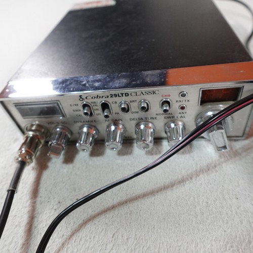 Radio CB Cobra 29 LTD Classic nera AM FM professionale facile da usare camionista - Foto 4 di 24