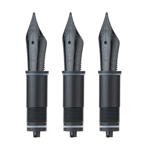 Plumillas reemplazadas para pluma estilográfica Asvine 3 piezas, negras EF/F/M para V169, P20, P30 y V126 - Imagen 4 de 5