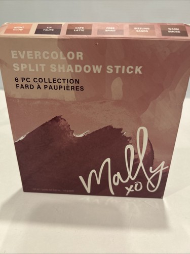 Mally XO Evercolor Split Shadow Stick 6 Piece Collection Night Glow Free Spirit - Picture 3 of 5