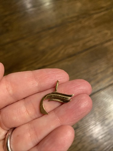 14K Abstract Pendant - Picture 3 of 7