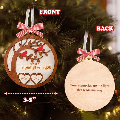 Family Memorial Christmas Ornament Sympathy Gift I Am Always With You Decoration - Picture 22 of 23
