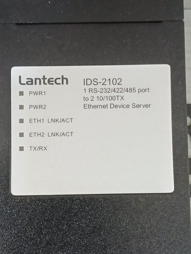 Lantech IDS-2102 pionnier des réseaux industriels et IP / serveur de périphériques Ethernet - Photo 4/12