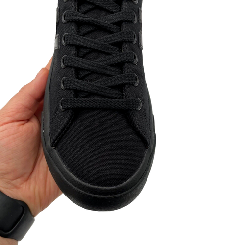 New Balance Youth Boys Canva Sneaker Size 4.5 Black Classic Casual Stylish Shoes - Picture 9 of 17