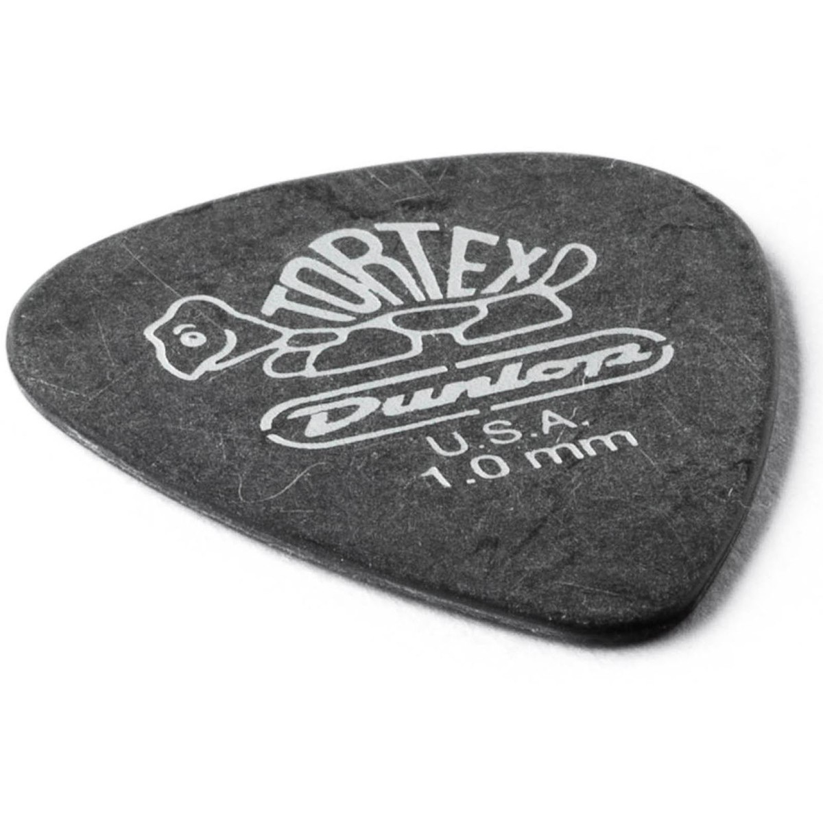 Dunlop 488p10 1.0mm Tortex Pitch Black Guitar Picks 12-pack