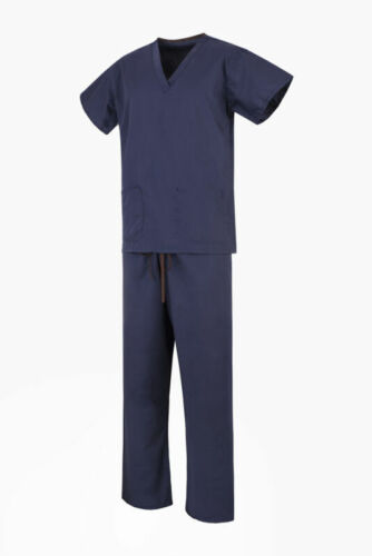 Conjunto de TÚNICAS Y PANTALONES uniformes médicos, traje de hospital unisex compatible con el NHS - Imagen 6 de 24