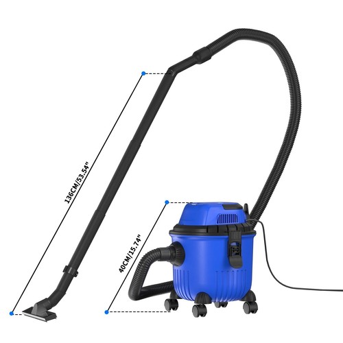 Industrial Vacuum Cleaner Hoover Wet and Dry 4800W Powerful Bagless 15 Liter - Picture 2 of 6