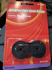 Porelon Universal Twin Spool Typewriter Ink Ribbon, Black/Red 11209