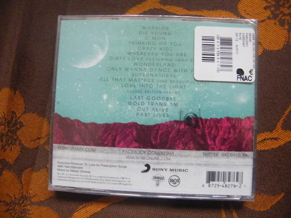 CD KESHA - Warrior / DELUXE EDITION , KEMOSABE RECORDS (2012) NEUF SOUS BLISTER - Photo 2/2