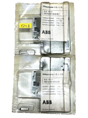 3X ABB  S2-H11 Hilfsschalter  GH S270 1916 R1 S2-H11