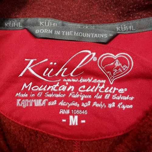 Kuhl Sweatshirt Womens Medium Fleece Lined Zip Up Outdoors - Picture 3 of 11