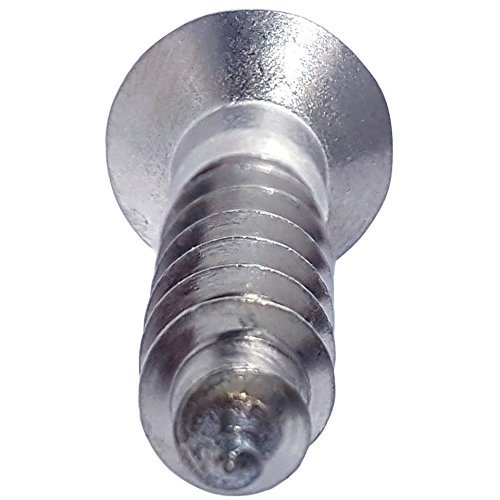 2 x 1/2 Wood Screws / Phillips / Flat Head / Steel / Zinc