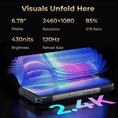Oukitel WP30 Pro 5G 6.78" 12/512GB STD-810 IP68&IP69K 11000mAh Rugged By FedEx - Picture 2 of 7