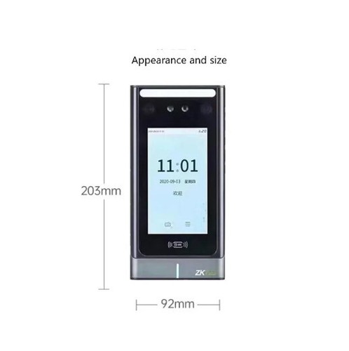 ZKTeco xFace620 TCP/IP 5" IPS Palma Reconocimiento Facial Biométrico Tiempo Asistencia - Imagen 4 de 13