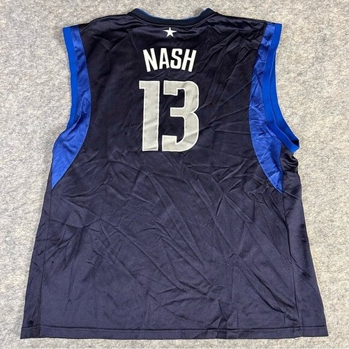 Vintage Y2K Reebok NBA Dallas Mavericks Steve Nash Basketball Jersey Blue 2XL - Picture 3 of 10