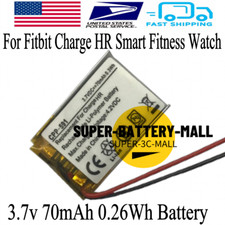 For Fitbit Charge HR Smart Fitness Watch 70mAh Repair Battery  Repair Parts  