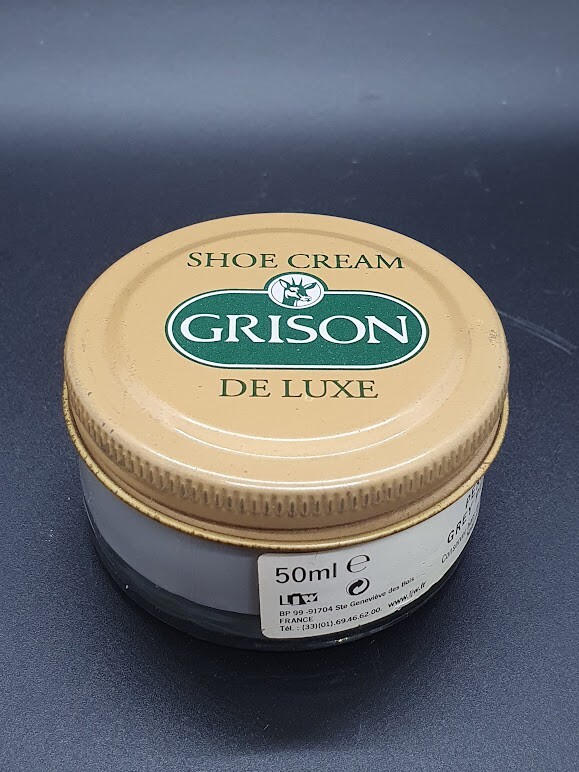 Grison Shoe Cream De Luxe Grey 50ml