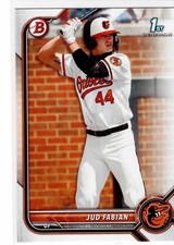 Jud Fabian Baltimore Orioles 2022 Bowman Draft 1st Bowman