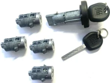 2015-2024 EXPRESS SAVANA IGNITION/ 4 DOORS KEY LOCK CYLINDERS W/2 GM LOGO KEYS