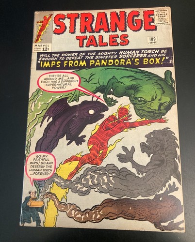 STRANGE TALES #109 1963 (FN) or (FN/FN+) *Very Bright & Colorful!* - Picture 1 of 12