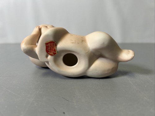 Vintage Lefton Bisque Kewpie Puppe KW228 Klavier Baby zwinkernde Figur Sammlerstück - Bild 5 von 6