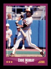 1988 Score #18 Eddie Murray NM/NM+ Orioles 207883