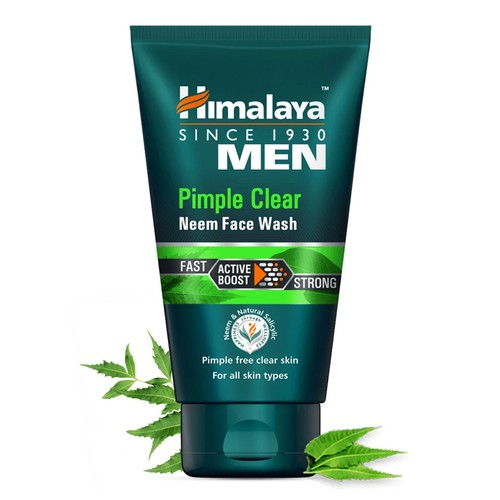 1 Pc X 50 ML Himalaya Men Pimple Clear Neem Face Wash Pimple Free Clear Skin - Picture 3 of 4