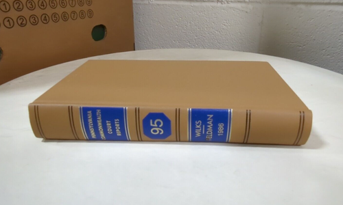 Vintage PA Commonwealth Court Berichte Rechtsprechung Bücher dekorativ ~ PRO REGAL - Bild 17 von 19