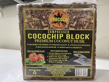 Prococo CocoChip Premium Coconut Husk organic coconut coir chips makes 75 quarts