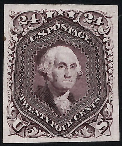 70TC3a Trial Color Plate Proof on India Paper VF with Cert - Picture 1 of 3