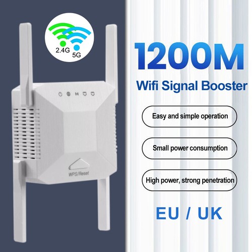 5G 1200Mbps Dual Band WIFI Signal Booster WIFI Range Extender WIFI Repeater DE - Bild 3 von 20