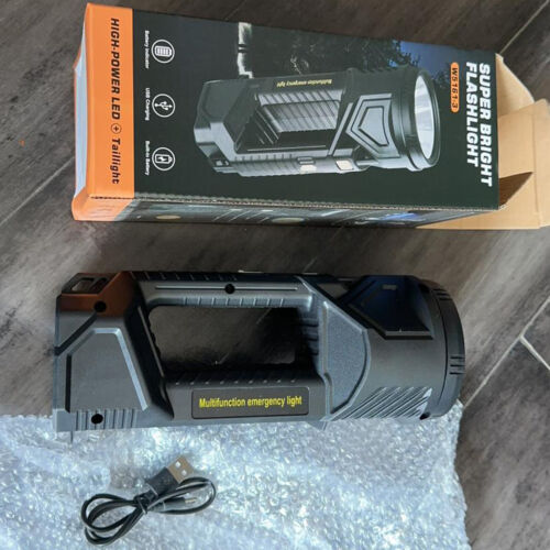 German 1000000 Lumens Waterproof Spot Lights Handheld Large Searchlight 2024 New - Picture 5 of 10