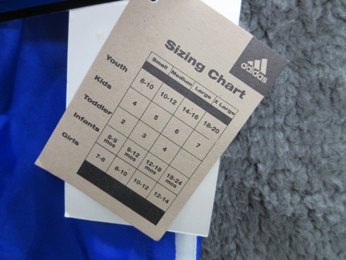 NWT Rare 90s Adidas TEAM Vintage Nylon Blue Track Pants Youth Medium - Picture 3 of 14