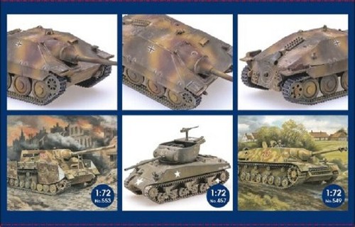 Panzerjäger Hetzer L/70, Plastikmodellbausatz Maßstab 1/72 Unimodel 487 - Bild 3 von 11