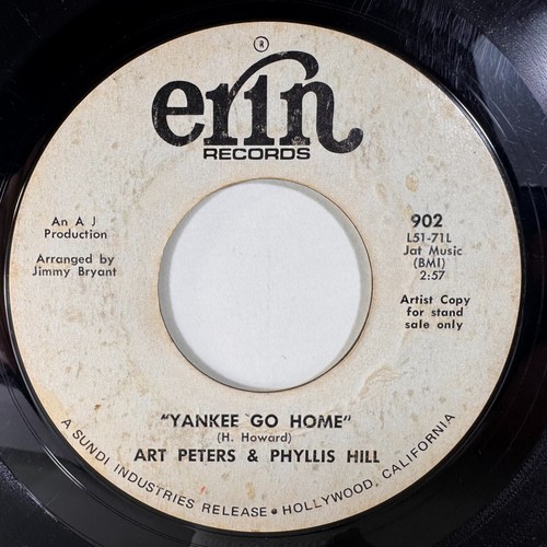 Country 45 ART PETERS PHYLLIS HILL Let's Do What's Right Erin 902 WLP VG/+ HEAR! - Picture 2 of 2