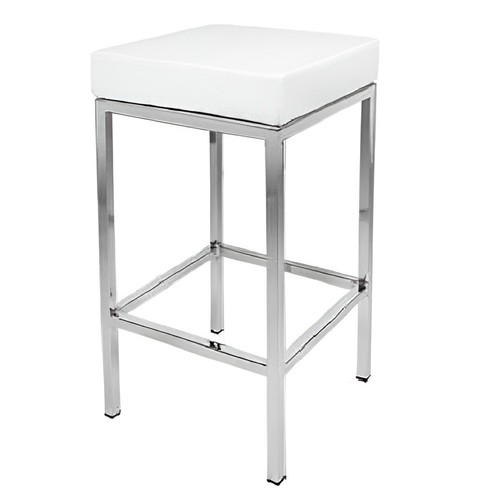 New Vienna PU leather Bar Stool Kitchen Chair Black or White Postage Free - Picture 9 of 9